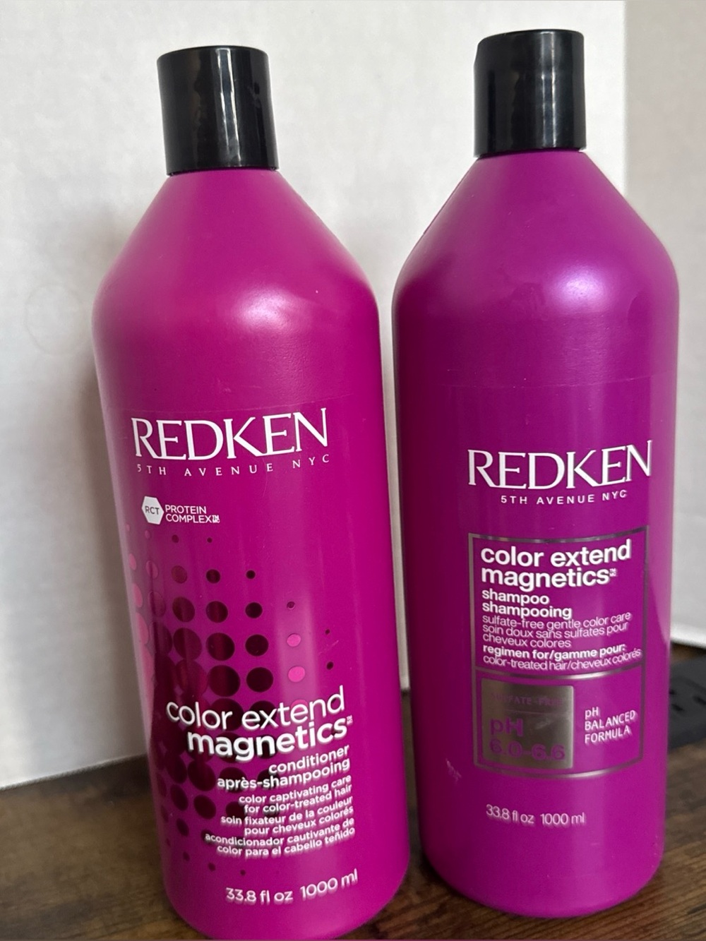 Redken Color Extend Magnetics Shampoo and Conditioner NEW Sealed 33.8 oz AA